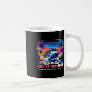Caneca De Café Viagem de Cruzeiro pelas Bermudas 2025 Presente de