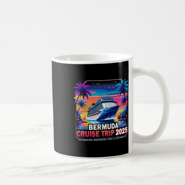 Caneca De Café Viagem de Cruzeiro pelas Bermudas 2025 Presente de (Direita)