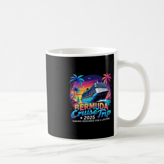 Caneca De Café Viagem de Cruzeiro pelas Bermudas 2025 Presente de (Direita)
