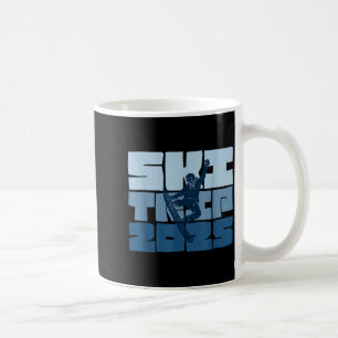 Caneca De Café Viagem de esqui 2025 homens mulheres engraçado esq