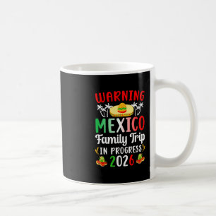 Caneca De Café Viagem de Família no México em Andamento 2026 Famí