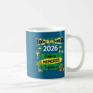 Caneca De Café Viagem de Férias Jamaica 2026 Arte Correspondente