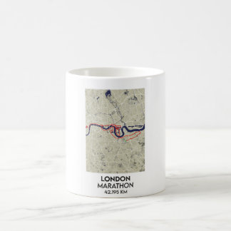 Caneca De Café VIAGEM de maratona de Londres no Reino Unido