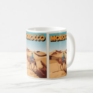 Caneca De Café Viagem de Marrocos presente de viagem do camelo do