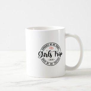 Caneca De Café Viagem de Meninas 2026 Fim de Semana de Férias Fem
