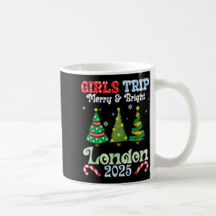 Caneca De Café Viagem de Meninas Alegre Natal Brilhante em Londre