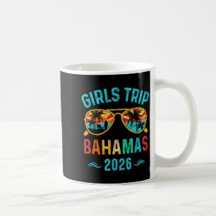 Caneca De Café Viagem de Meninas Bahamas 2026 Férias na Praia Com