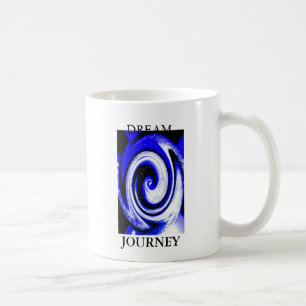 Caneca De Café Viagem dos sonhos arte azul