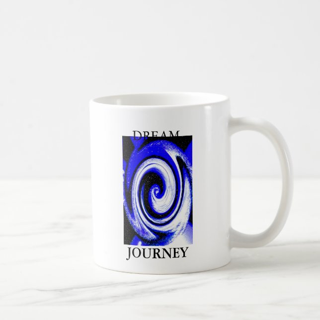 Caneca De Café Viagem dos sonhos arte azul (Direita)