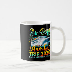 Caneca De Café Viagem em Família Divertida em Navio de Cruzeiro F