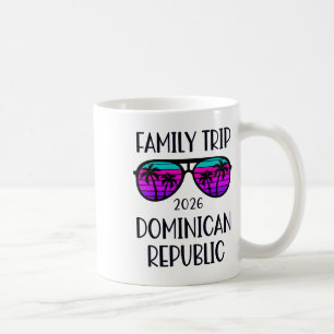 Caneca De Café Viagem em Família para a República Dominicana 2026