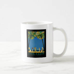 Caneca De Café Viagem francês Vintage Cote D'Azur