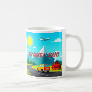 Caneca De Café Viagem Inseto / Eu adoro Viagem!