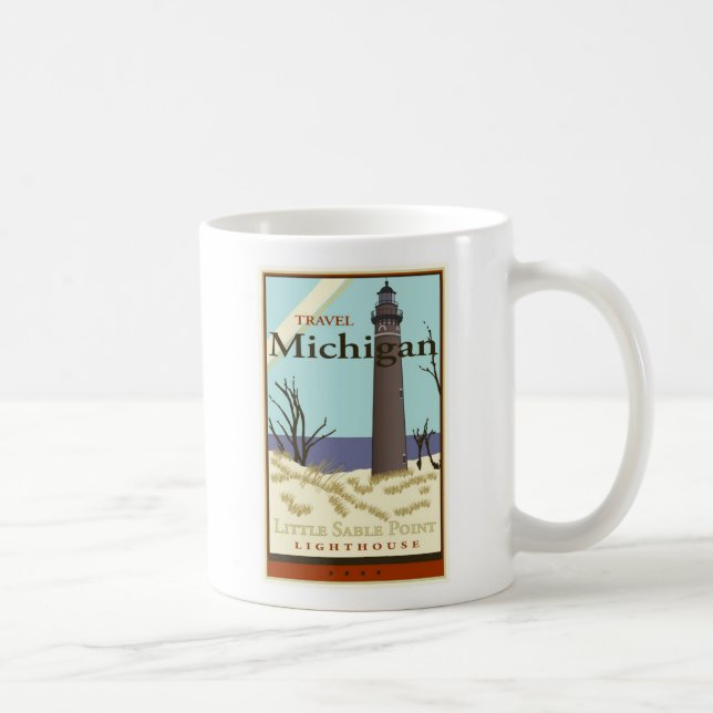 Caneca De Café Viagem Michigan (Direita)
