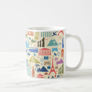 Caneca De Café viagem mundial