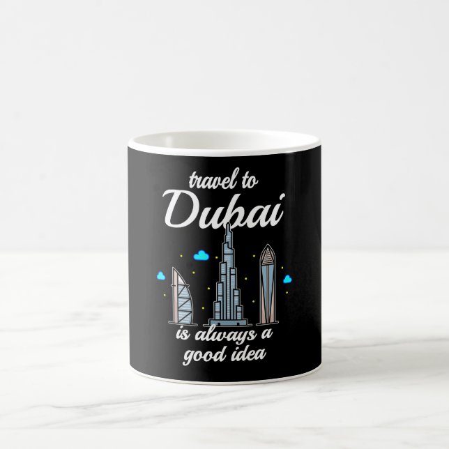 Caneca De Café Viagem Para Dubai É Sempre Uma Boa Ideia (Centro)