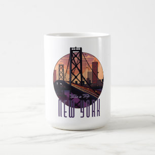 Caneca De Café Viagem Para Nova York