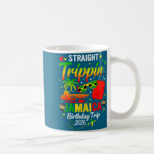 Caneca De Café Viagem Reto para Férias na Jamaica 2026 Aniversári