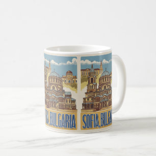 Caneca De Café Viagem Sofia, bulgária, presentes e lembranças de