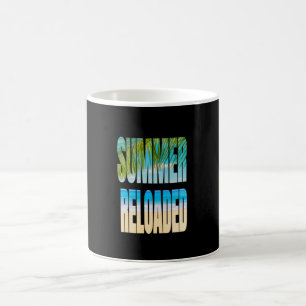 Caneca De Café Viagem - Verão Recarregado - Camisa de Férias