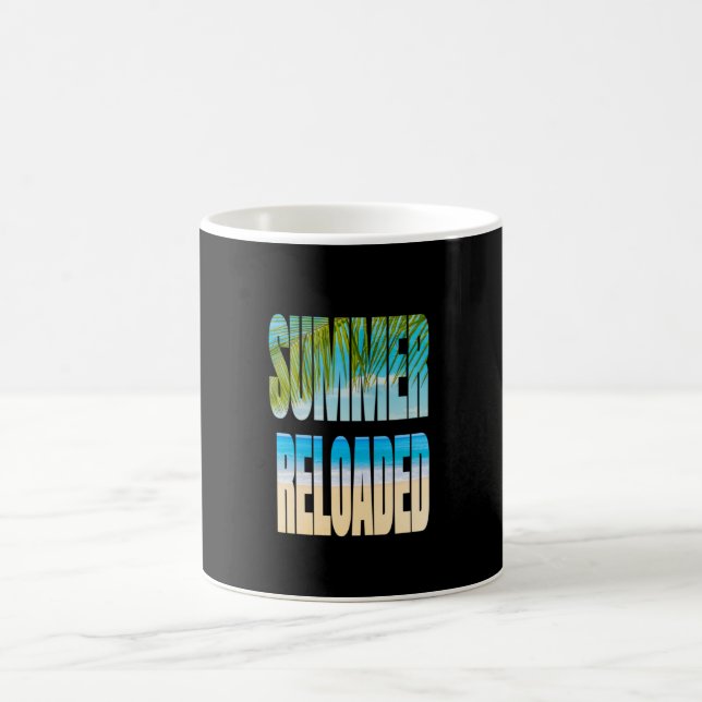 Caneca De Café Viagem - Verão recarregado - Camisa de férias (Centro)