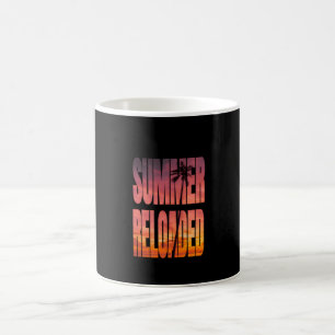 Caneca De Café Viagem - Verão Recarregado - Camisa de férias