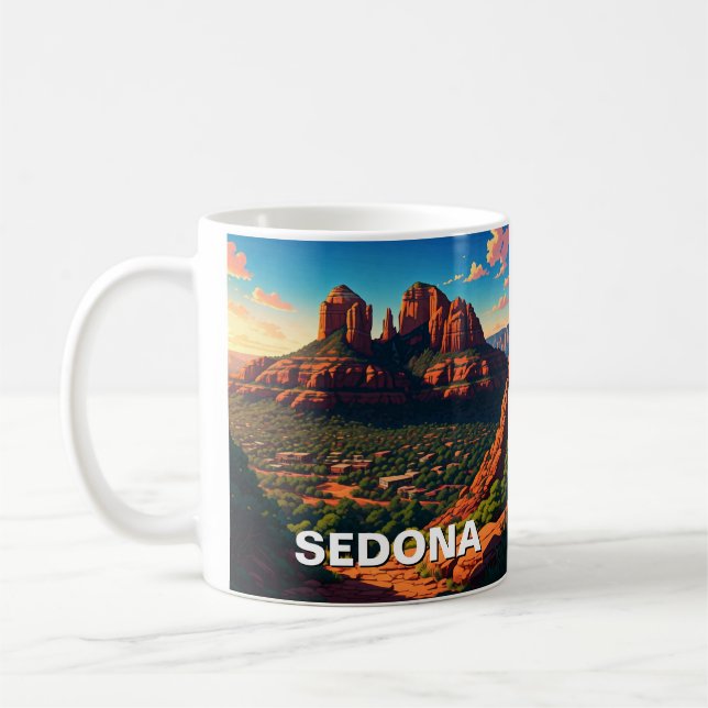 Caneca De Café Viagem Vertical Sedona (Esquerda)