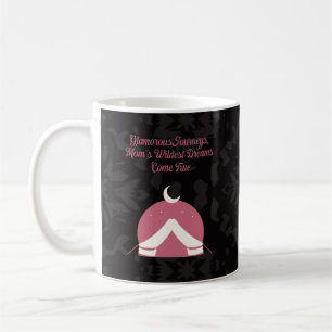 Caneca De Café Viagens Glamourosas Sonhos Selvagens das Mães Acam