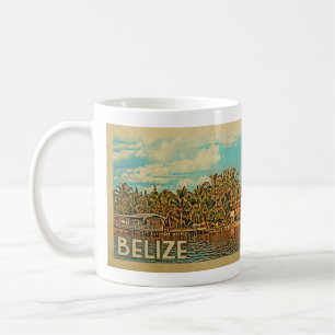 Caneca De Café Viagens vintage de Belize