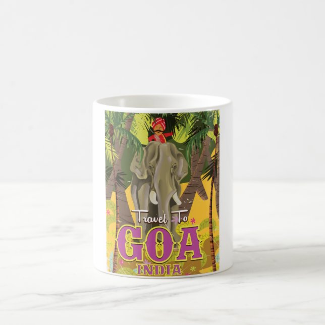 Caneca De Café Viagens vintage Goa India (Centro)