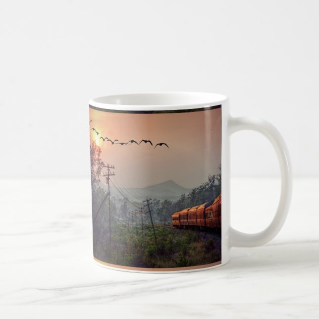 Caneca De Café Viajando (Direita)