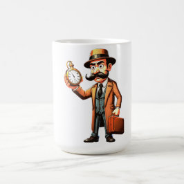Caneca De Café Viajante de Tempo