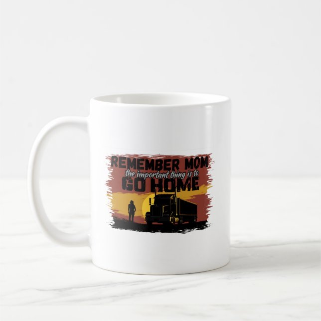 Caneca De Café Viajante Feminino Mãe Viagem Rodoviária Design (Esquerda)