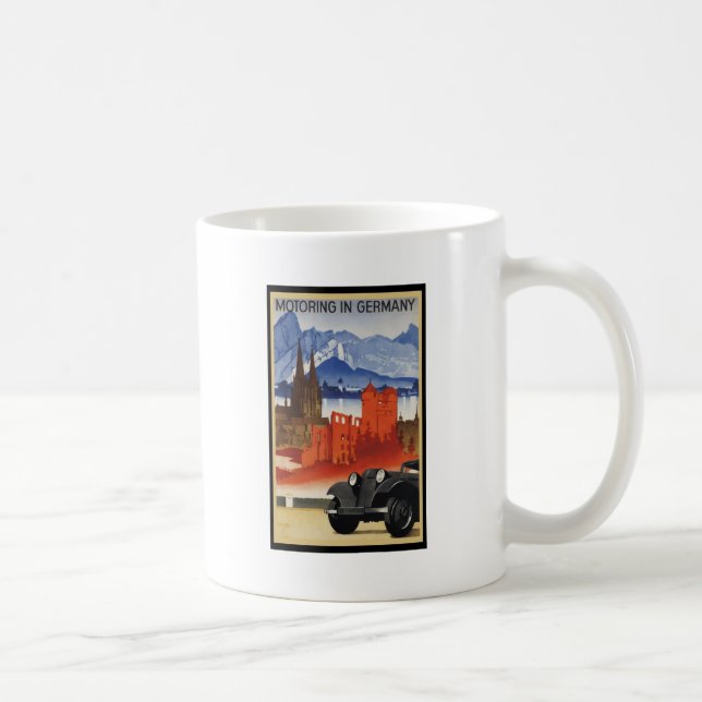 Caneca De Café Viajar de automóvel em Alemanha (Direita)