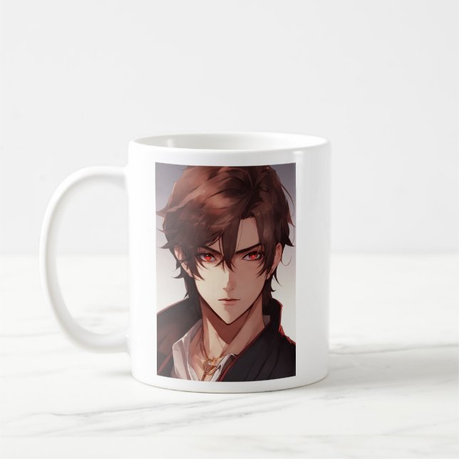 Caneca De Café "Vibes de Atitude Anime (Esquerda)