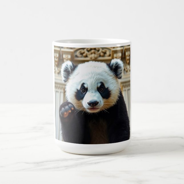 Caneca De Café Vibes de Panda Fofo (Centro)