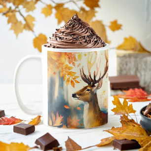 Caneca De Café Vibes de Quebra de Aquarela -