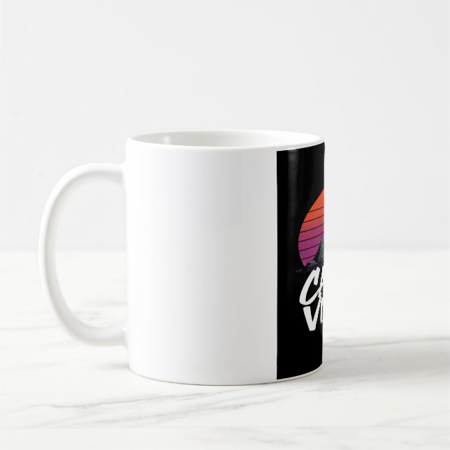 Caneca De Café Vibes do Cairo Antigo | Estilo de Rua Egípcio & Vi (Esquerda)