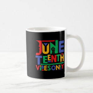Caneca De Café vibes do juneteenth melanina magia negra meninas h