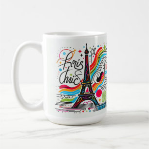 Caneca De Café Vibes Parisiense #4