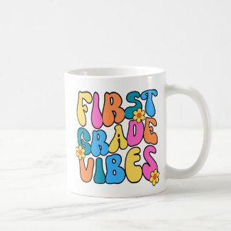 Caneca De Café Víblias Coloridas do 1º ano - Voltar à escola