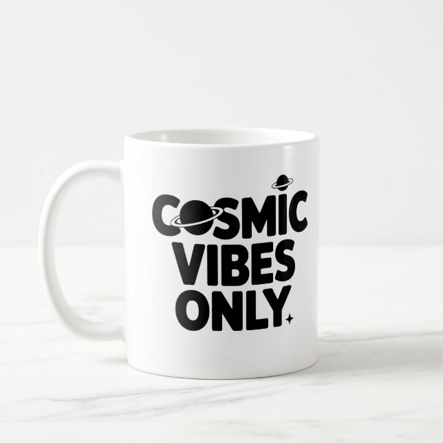 Caneca De Café Víblias Cósmicas - Taça de Café de Astrologia (Esquerda)