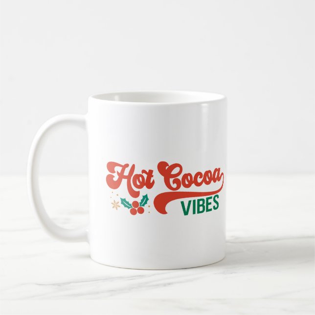 Caneca De Café Víblias de Cacau Quente de Natal (Esquerda)