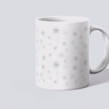 Víblias de inverno congeladas - Snowflake Mug com 