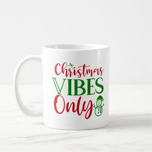 Caneca De Café Víblias de Natal Apenas Mug (Esquerda)
