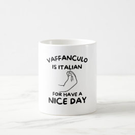 Caneca De Café Víblias italianas velhas: Vaffanculo Café Mug