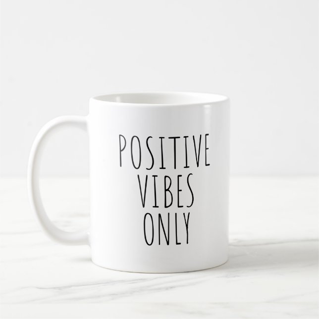 Caneca De Café Víblias Positivas Apenas Café Mug (Esquerda)
