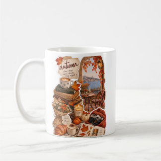 Caneca De Café Vibrações Aconchegantes de Outono – Adesivo Estéti