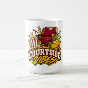 Caneca De Café Vibrações ao lado da quadra de Basquete e Pipoca