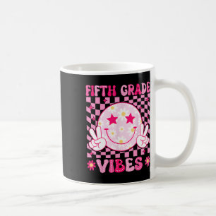 Caneca De Café Vibrações da 5ª Série Rosto Sorridente Professores